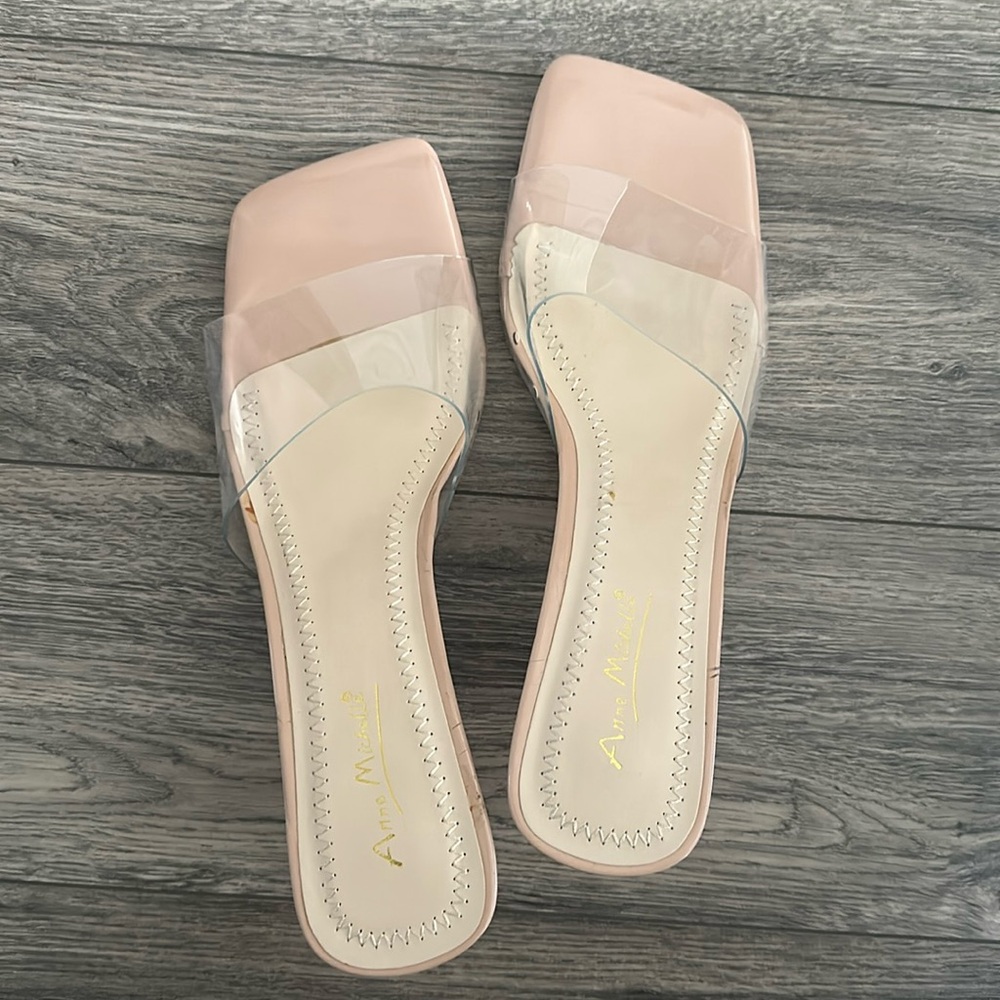 Kitten clear heels